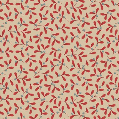 Tilda Merry little Christmas - Mistletoe - Red