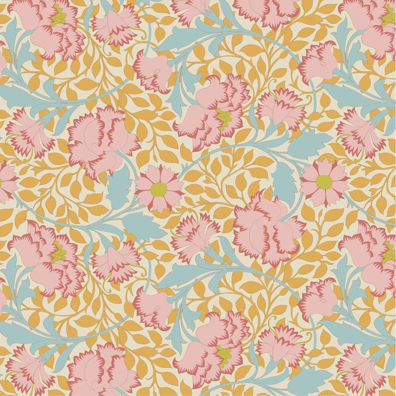 Tilda Songbird Flora Mustard