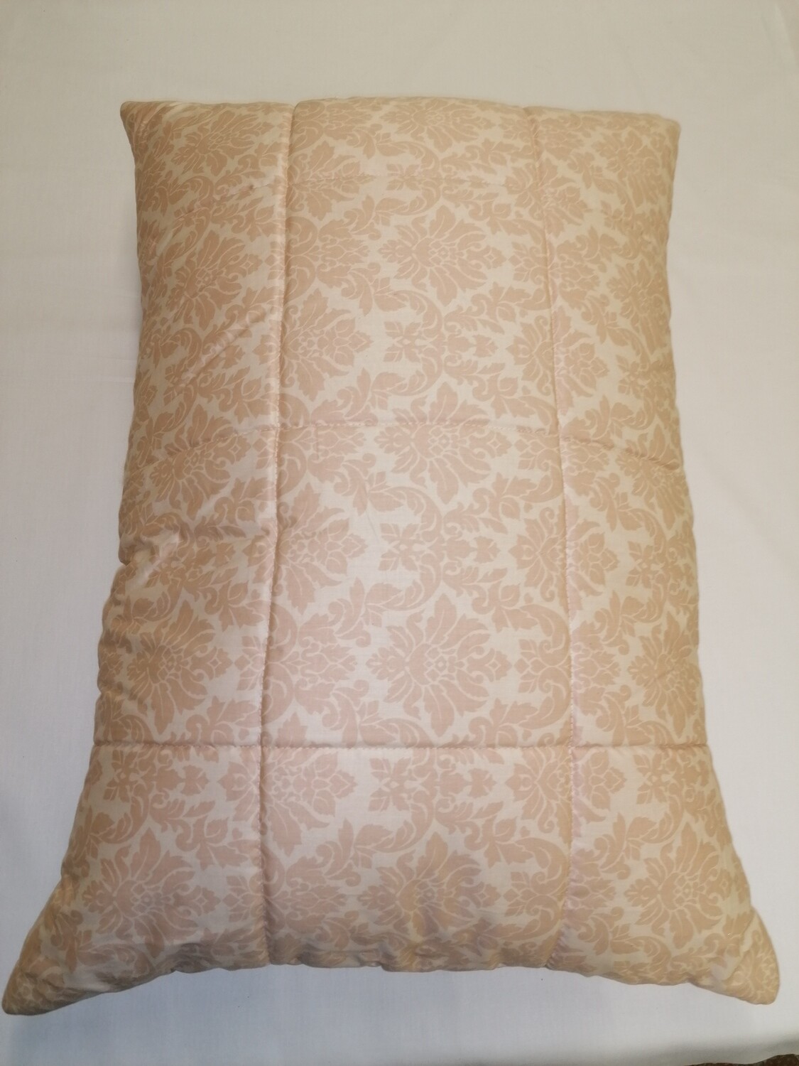 Hand made Merino wool filled pillow, Cotton (145gsm), quilted.