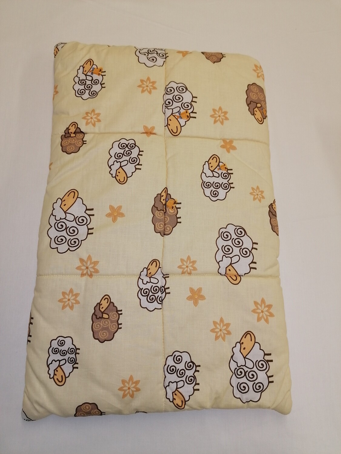 Hand made Merino wool filled pillow, Cotton (145gsm), quilted.