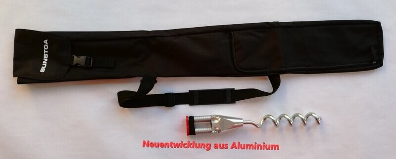 Sonnenschirmhalter mit Tasche