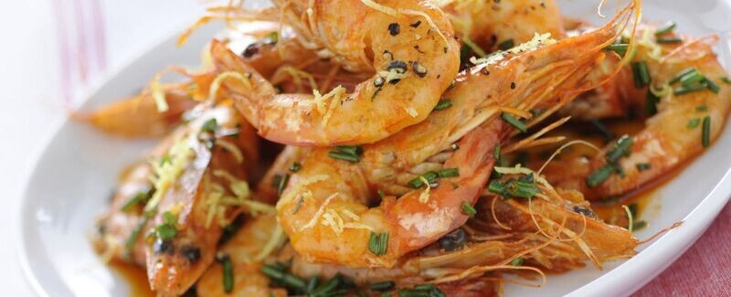 268.GAMBERONI IN SALE E PEPE