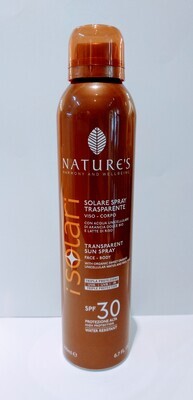 SPRAY SOLARE TRASPARENTE SPF 30 + NATURE'S 200 ml