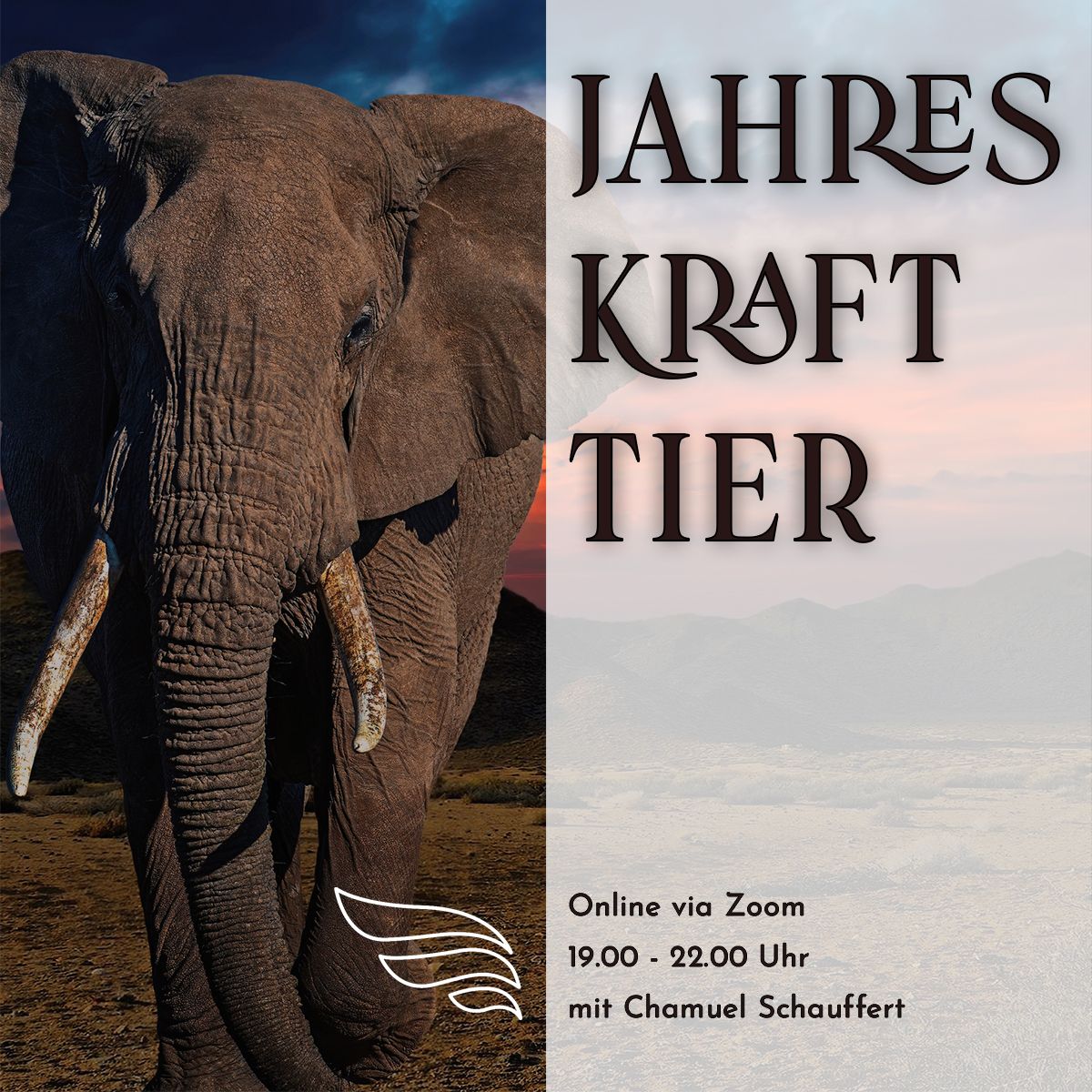 Anmeldung: Jahreskrafttier 2027 - Online - 7. Januar 2027