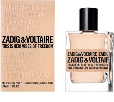 Profumo Donna - Zadig & Voltarie -This is Her! Vibes of Freedom - Eau de Parfum - 50 ml