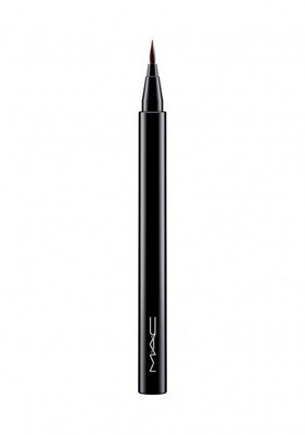 Eyeliner Liquido A Penna - Mac Cosmetics - Brushstroke 24 Hour Liner - Brown - 2,5 Ml