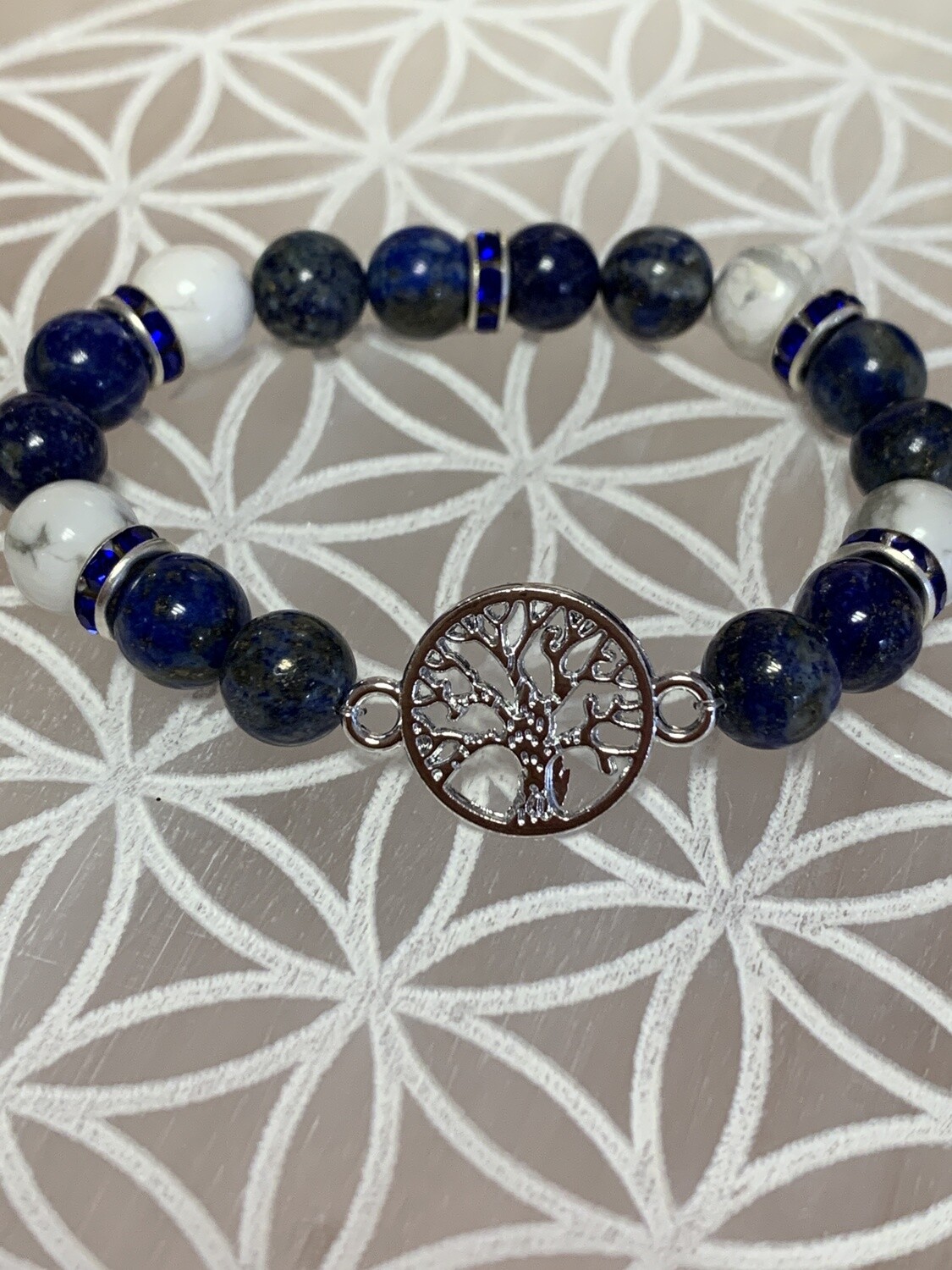 bracelet arbre de vie lapis lazuli