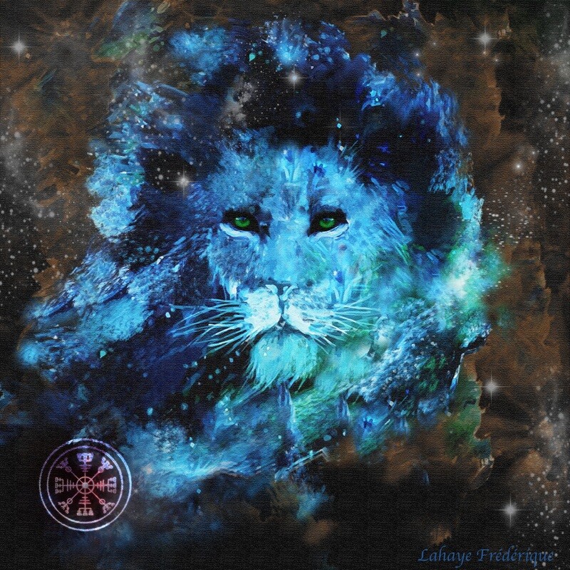 Le lion bleu