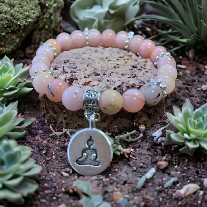 Bracelet savoir pardonner -opale rose - amour-pardon Bracelet savoir pardonner -opale rose - amour-pardon