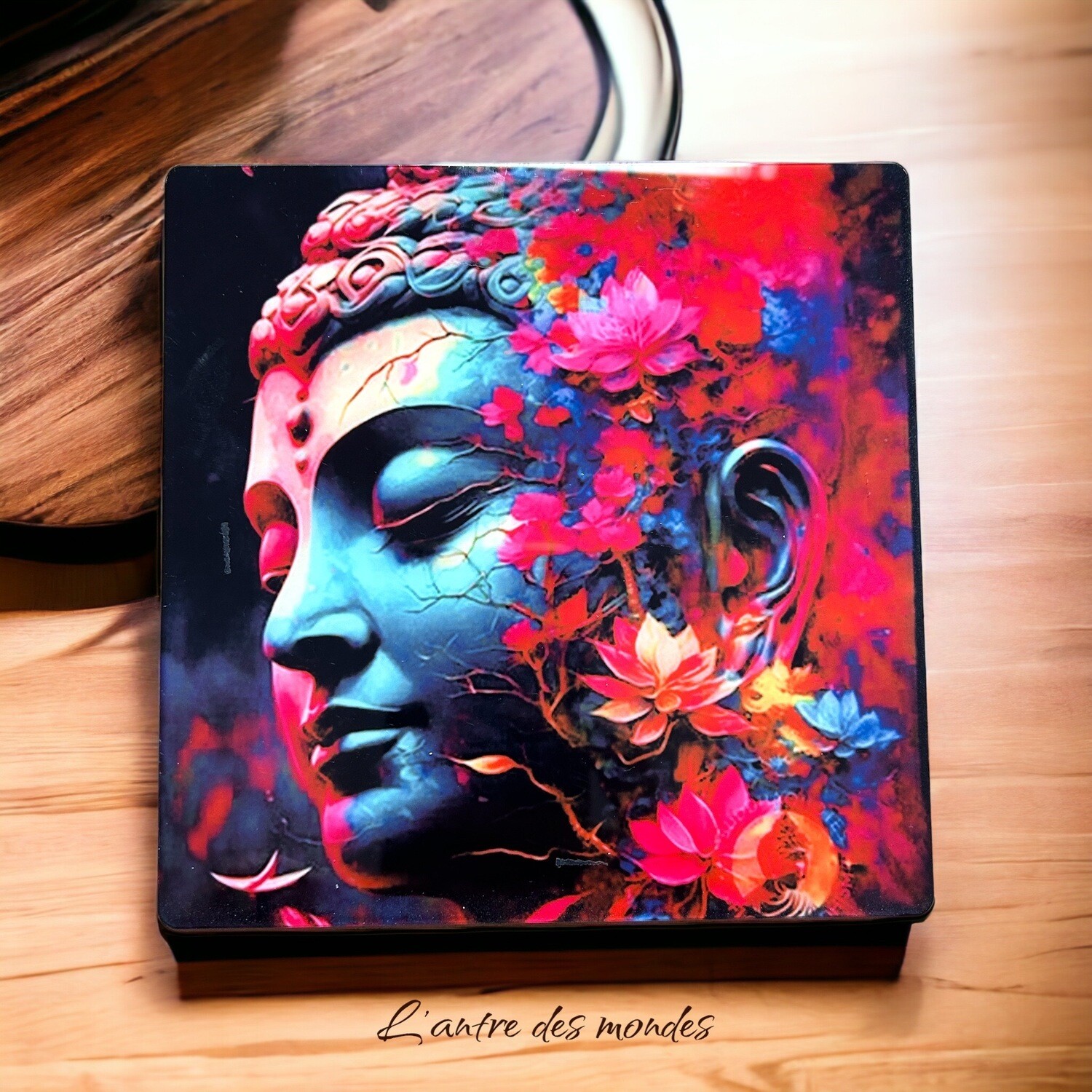 Bouddha - fushia