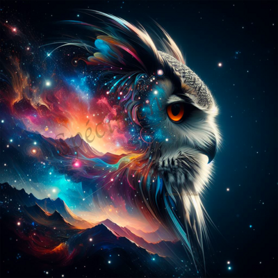 Hibou par delà les montagnes