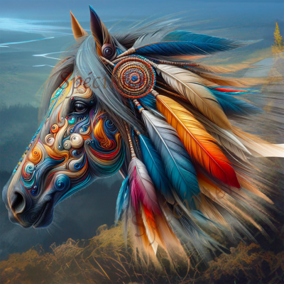 cheval des plaines