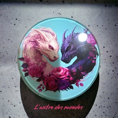 Dragon coeur de rose