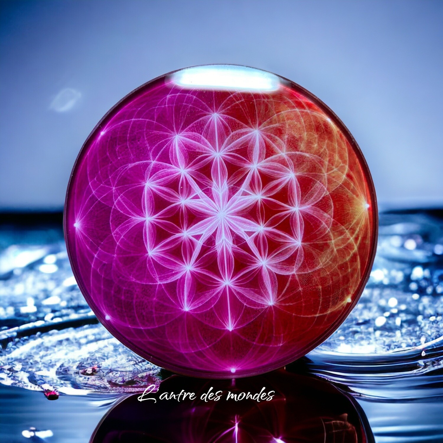 fleur de vie fushia