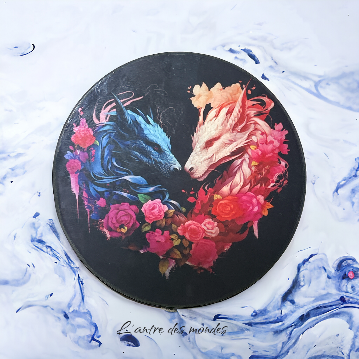 coeur de dragon des roses