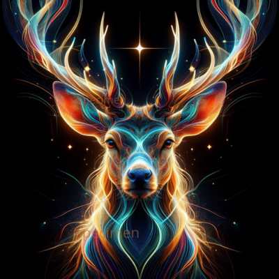 Le cerf gardien des rêves