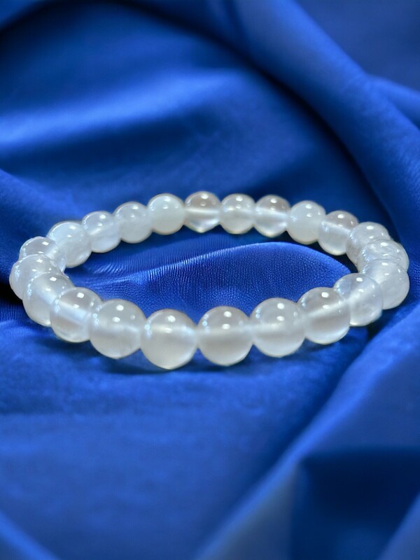 Bracelet anti-stress et irritabilité jade blanc naturelle Bracelet anti-stress et irritabilité jade blanc naturelle