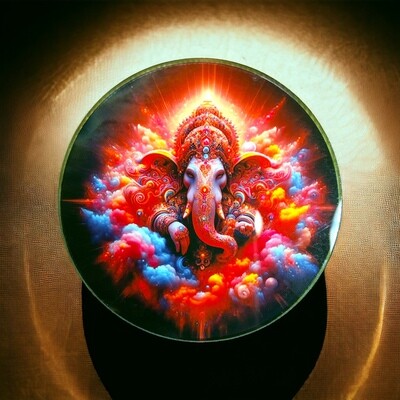 Ganesh couleur des chakras