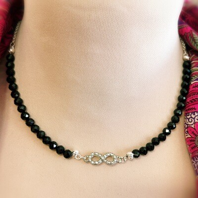 collier spinelle infini