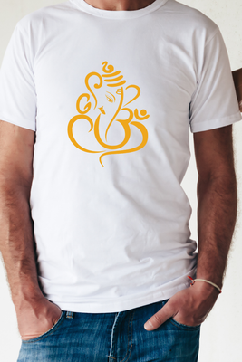 t-shirt ou sweat à personnaliser Ganesh orange