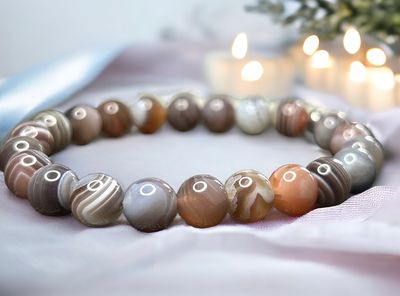 Bracelet agate du btoswana Bracelet agate du btoswana