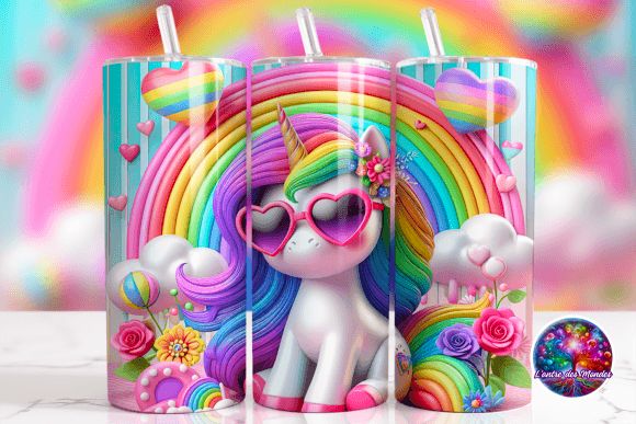 La licorne arc-en-ciel
