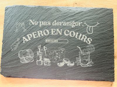 Ardoise apéro en cours