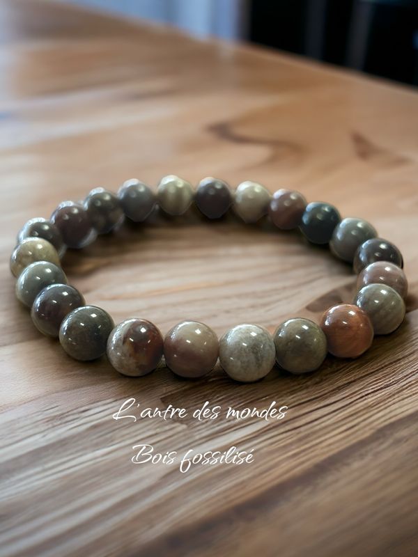 bracelet en pierre naturelle bois fossilisé bracelet en pierre naturelle bois fossilisé