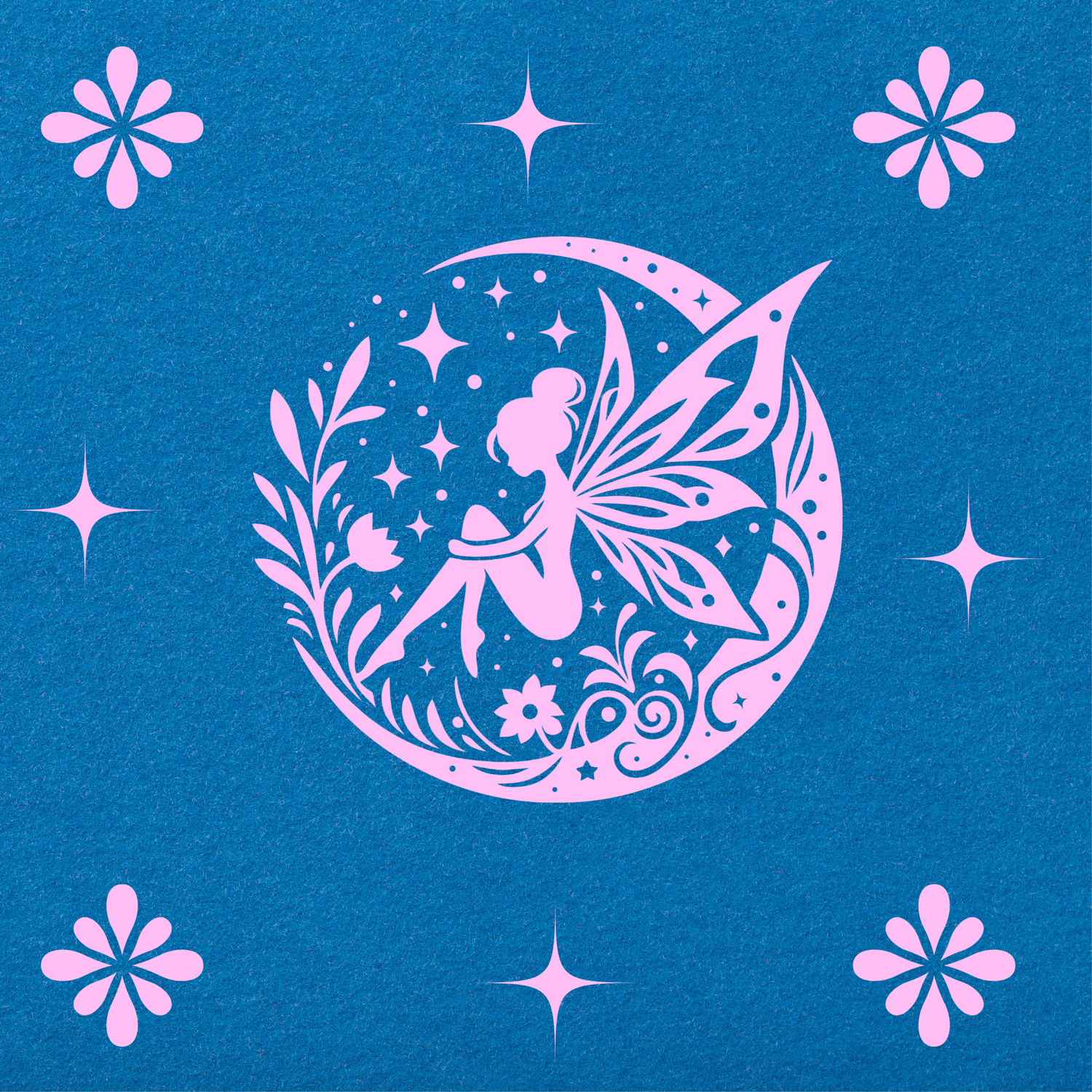 Tapis de tarot : la fée de la lune