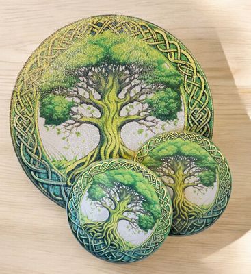 Le monde  des petits plateaux en verre