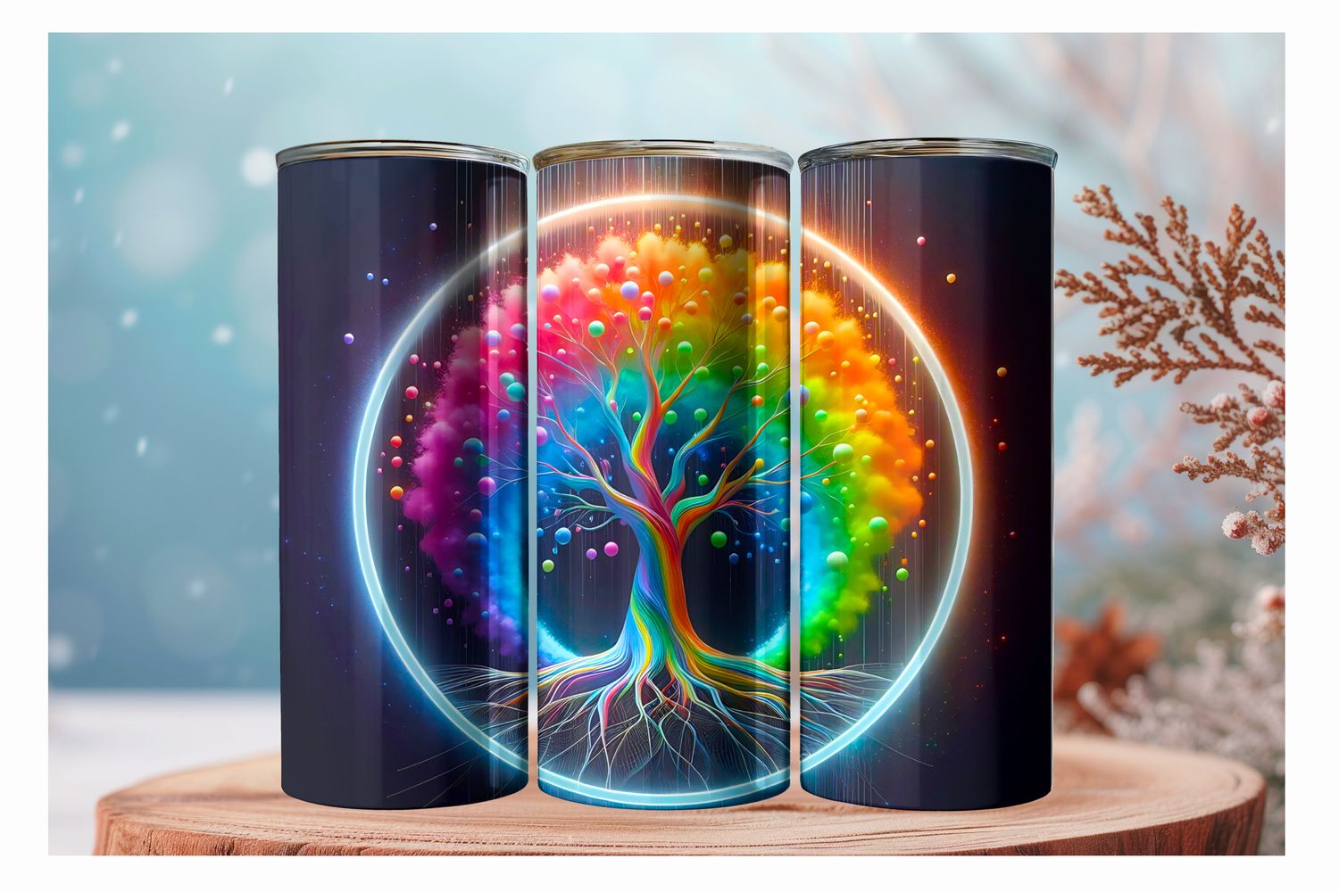 L’arbre de vie aux couleurs des chakras