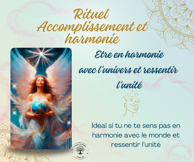 Rituel accomplissement et harmonie - fiche et méditation