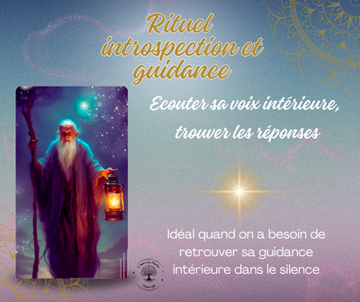 Rituel introspection et guidance - fiches et méditations Rituel introspection et guidance - fiches et méditations