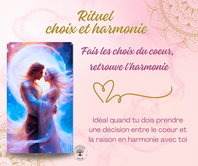 Rituel choix et harmonie- fiches et méditation Rituel choix et harmonie- fiches et méditation