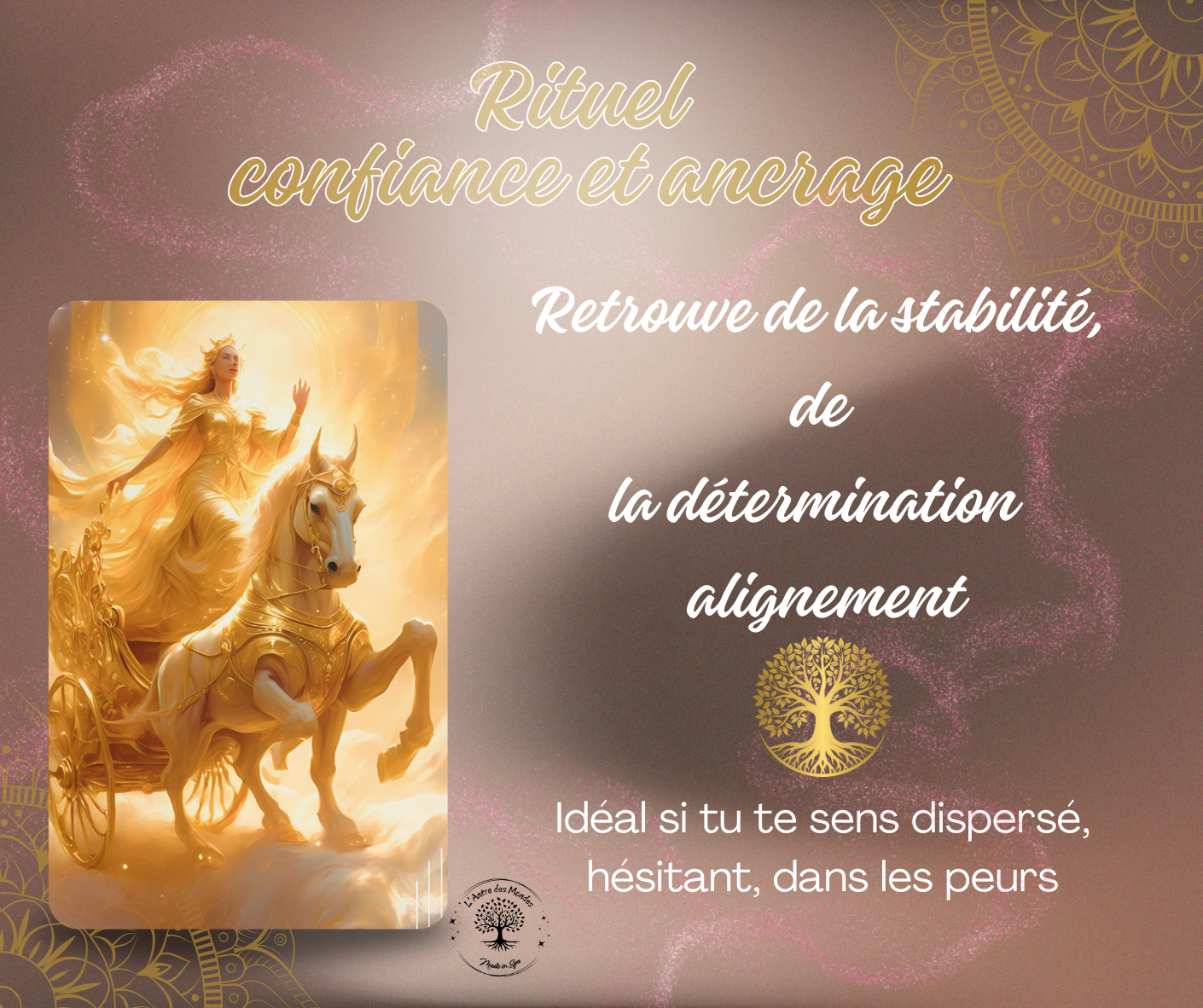 Rituel confiance et ancrage - fiches et méditation