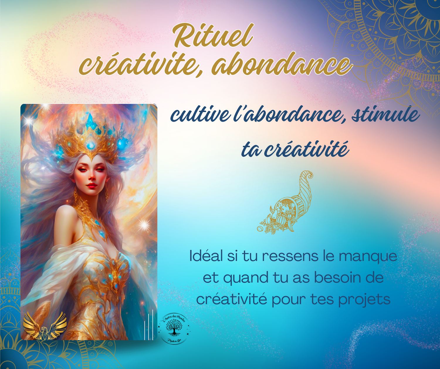 Rituel créativité et abondance- fiches et méditation