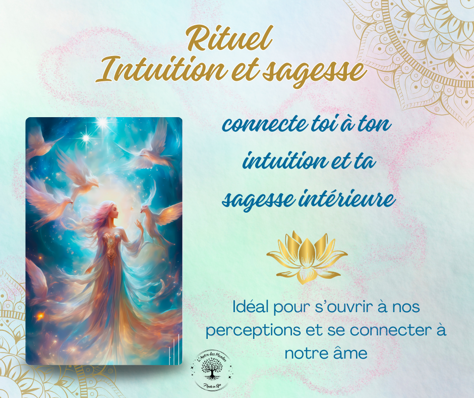 Rituel intuition et sagesse-fiches et méditation