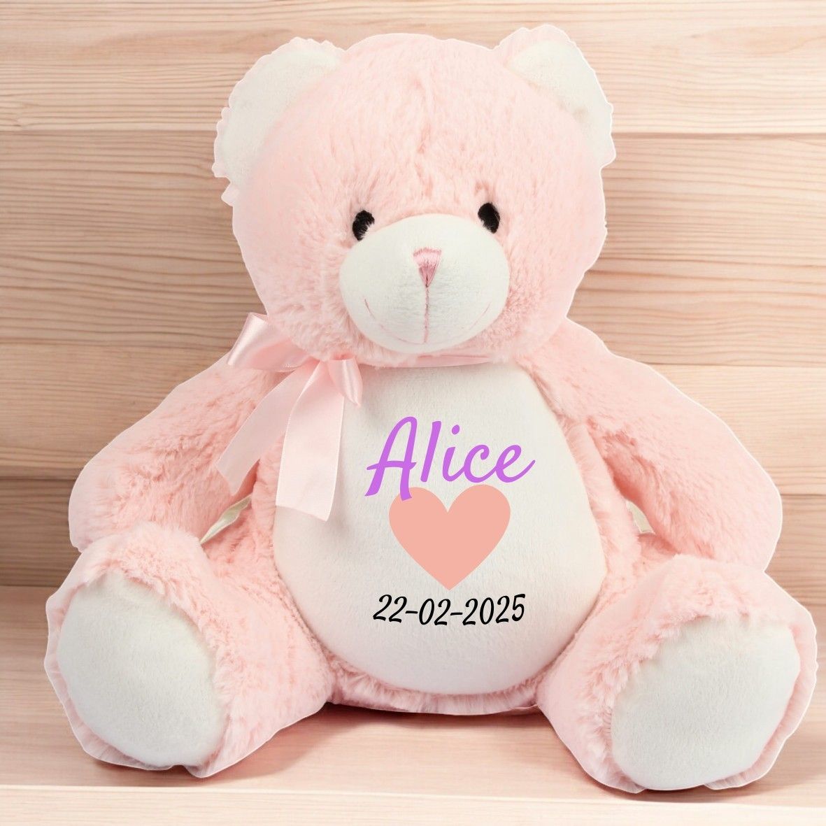 Ourson rose ou bleu 40cm