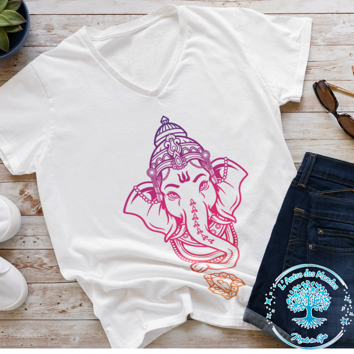 tshirt ou sweat personnalisé: Ganesh-om