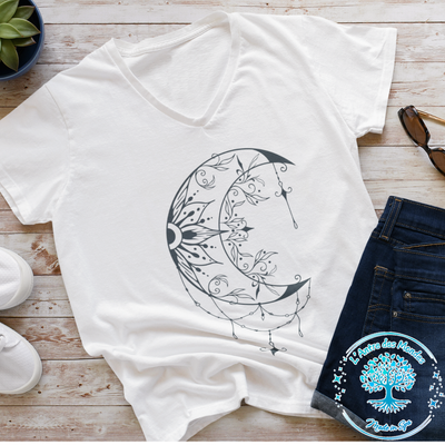 tshirt ou sweat personnalisé : lune