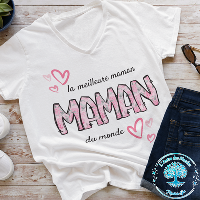 t-shirt ou sweat shirt à personnaliser - la meilleure maman du monde