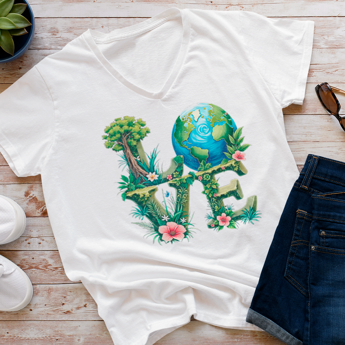 t-shirt ou sweat à personnaliser love nature