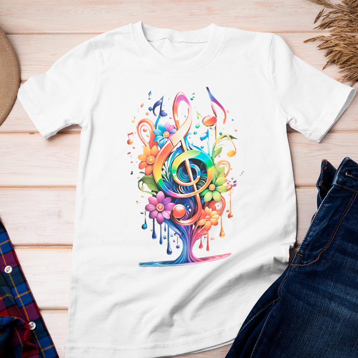 t-shirt ou sweat personnalisé clé de sol