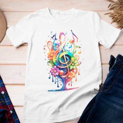 t-shirt ou sweat personnalisé clé de sol