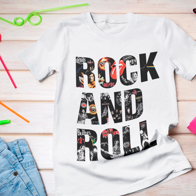 t-shirt ou sweat personnalisé Rock lettrage