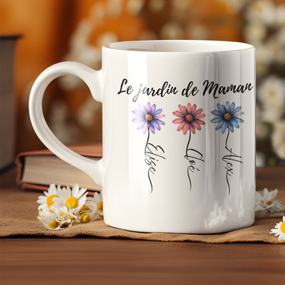 mugs à personnaliser le jardin de maman