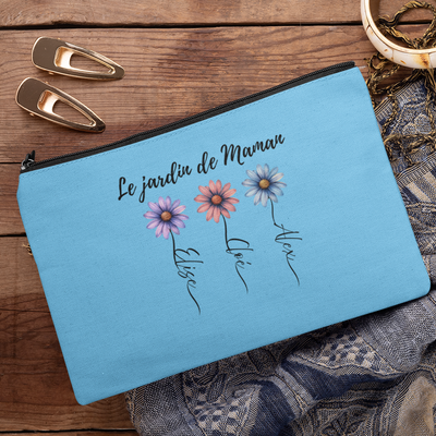 trousse à personnaliser : le jardin de maman