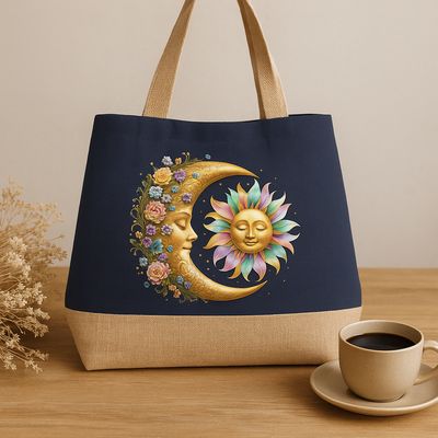 sac en coton et jute à personnaliser