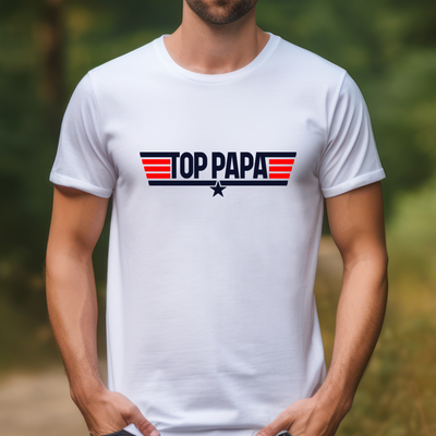 t-shirt ou sweat top papa à personnaliser
