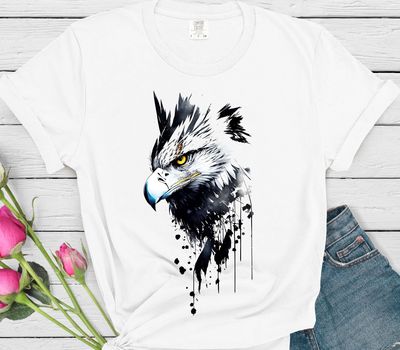 t-shirt ou sweat à personnaliser l'aigle noir
